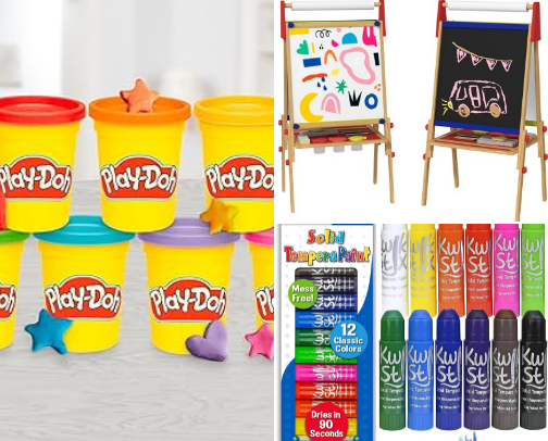Teacher-Approved Toddler & Preschool Art Supplies cover photo collage