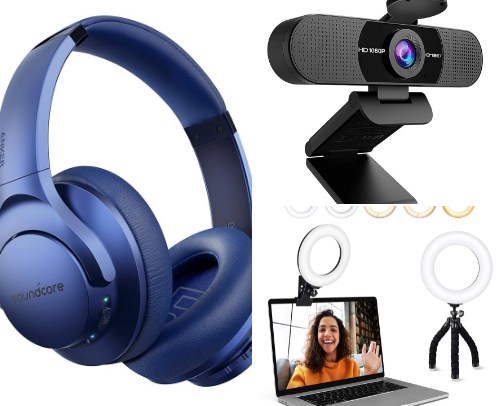 Must Have Tech for Remote Work in 2025 cover photo collage