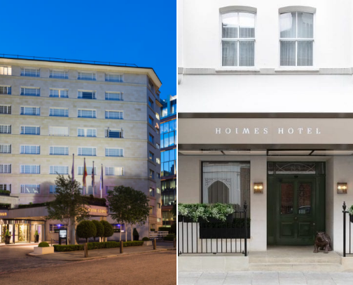 Central London Hotels cover photo collage