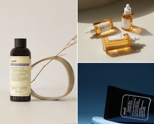 What's in my cabinet: K-beauty products for evening skincare routine cover photo collage