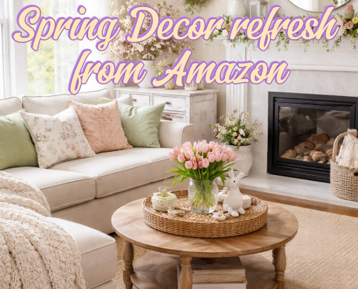Spring Decor Refresh 🌸 cover photo collage