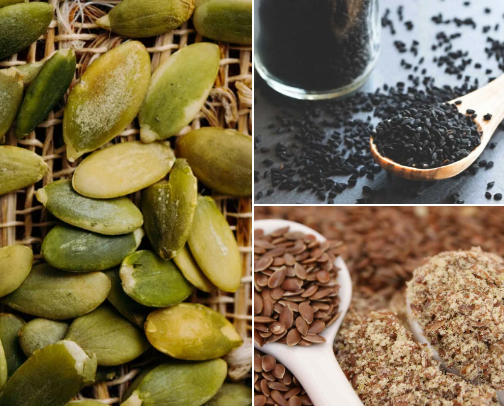 Seeds of Strength: Glow Pantry Healing Staples. cover photo collage