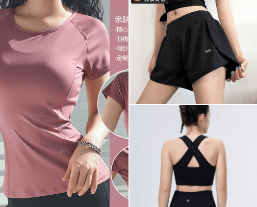 Sport woman cover photo collage