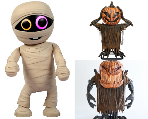 Lowe's Halloween Decor cover photo collage