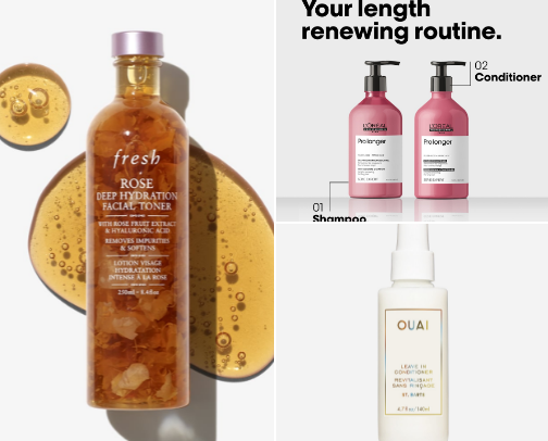 My ride or die self care products cover photo collage