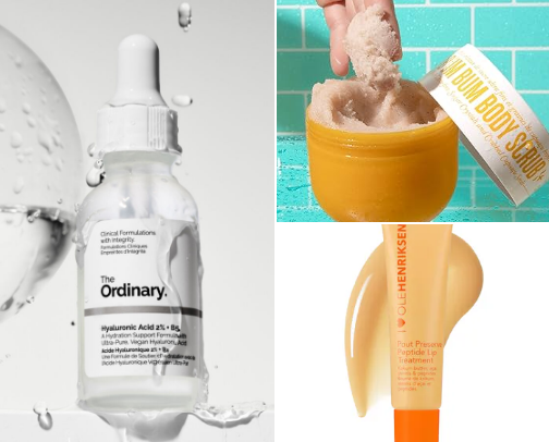 Skincare favorites cover photo collage
