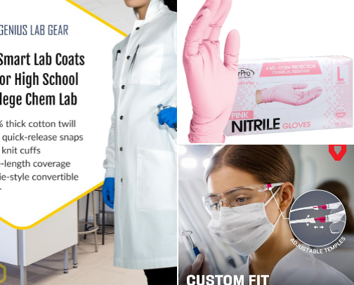 Lab Girl Essentials ✨️🧪 | Aesthetic & Practical Must-Haves for the Lab 👩‍🔬 cover photo collage