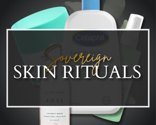 My simple skincare ritual for radiant, glowing skin ✨️ cover photo collage