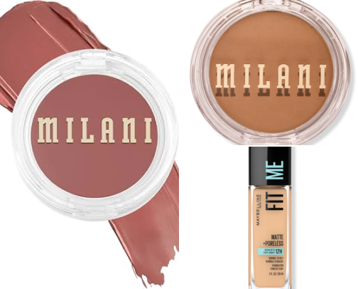 Affordable drug store makeup cover photo collage