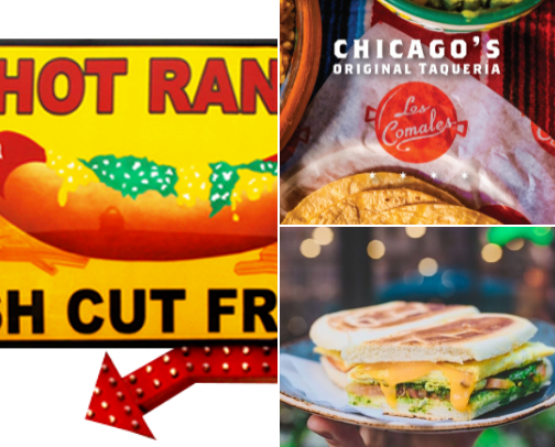 Cheap Chicago eats! cover photo collage