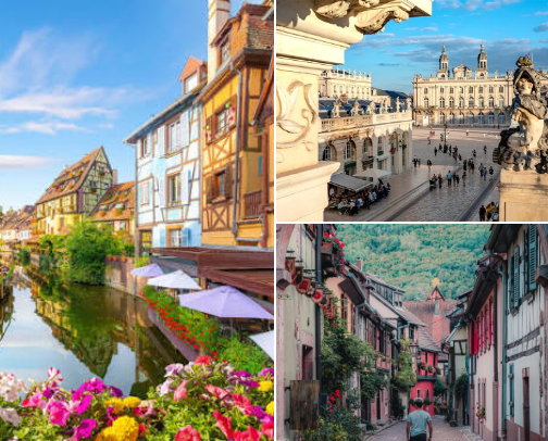 Cities to visit in France cover photo collage