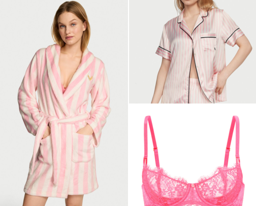 Cute VS & Pink Items cover photo collage