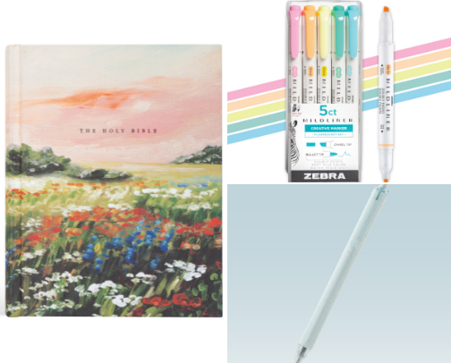 school and stationary recs cover photo collage