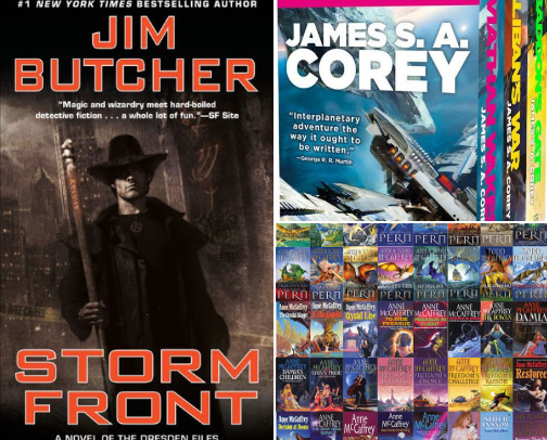 Books and e-books! cover photo collage