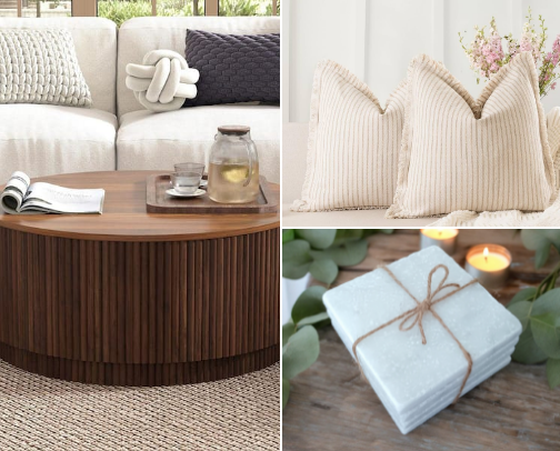 AFFORDABLE NEUTRAL HOME DECOR🍂🪾 cover photo collage
