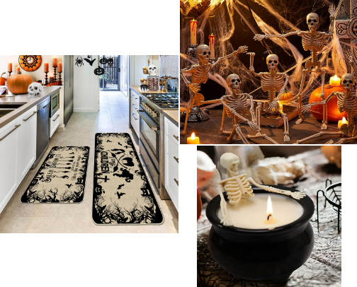 Spooky home decor👻✨️ cover photo collage