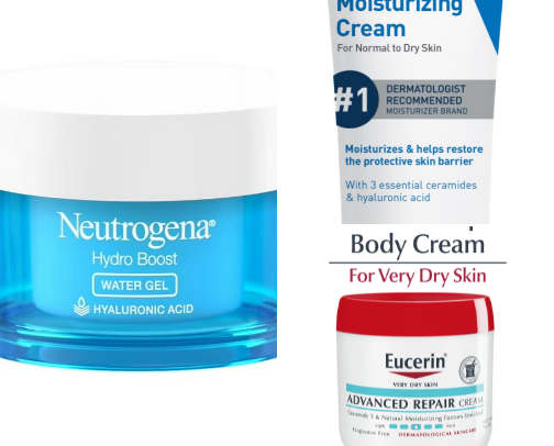 Moisturizers cover photo collage