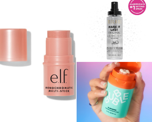 makeup I use on the daily cover photo collage