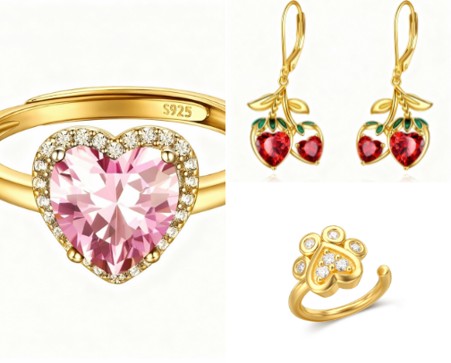 10 Gold Jewelry Gifts That Give Major ‘Wow’ Factor cover photo collage