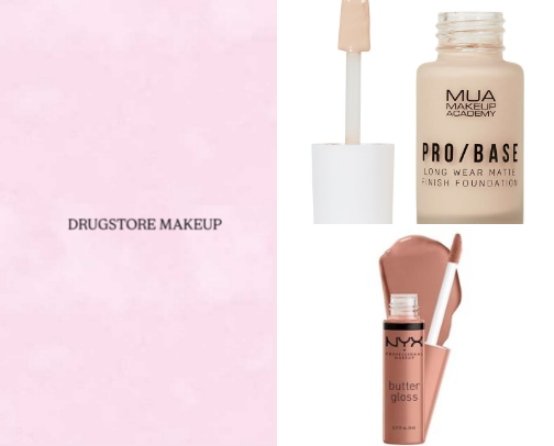 Drugstore Makeup (£1-£15) cover photo collage