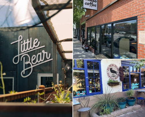 Best local coffee spots in New Mexico 📍☕️ cover photo collage
