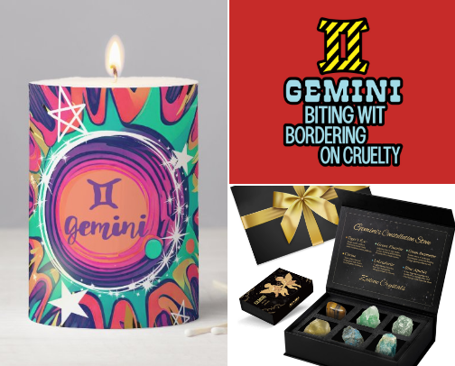 Gemini Zodiac Astrology Super List cover photo collage