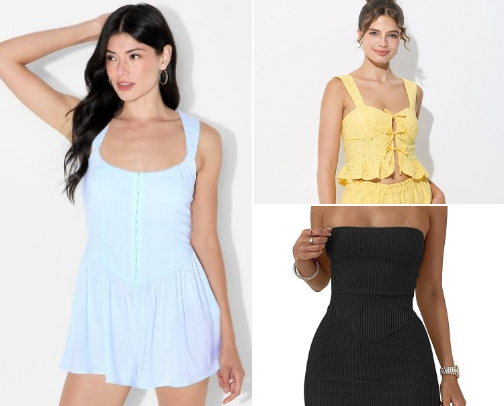 Sumer clothes cover photo collage