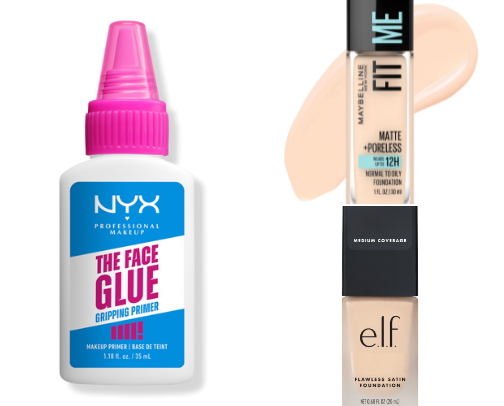 Cheap everyday makeup cover photo collage