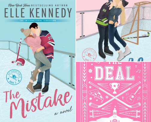 My favorite hockey book boyfriends cover photo collage