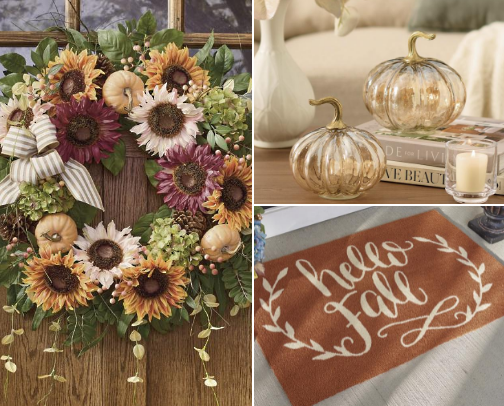 Autumn Home Decor cover photo collage