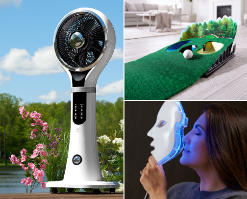 Sharper Image: Fun, Fancy & Functional cover photo collage