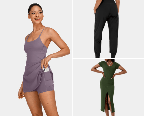 My Favorite items from my Halara Haul cover photo collage
