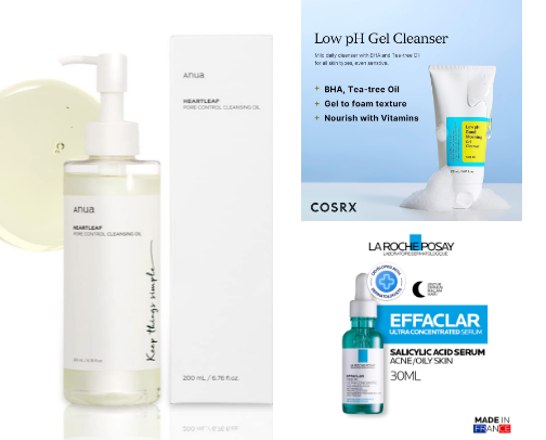 Top 10 Acne Routine Stack (Oily, Acne-Prone & Sensitive Skin cover photo collage