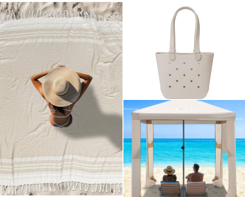 Out of the Office 🏝️ The Beach Travel Edit cover photo collage
