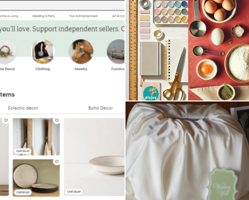Etsy cover photo collage
