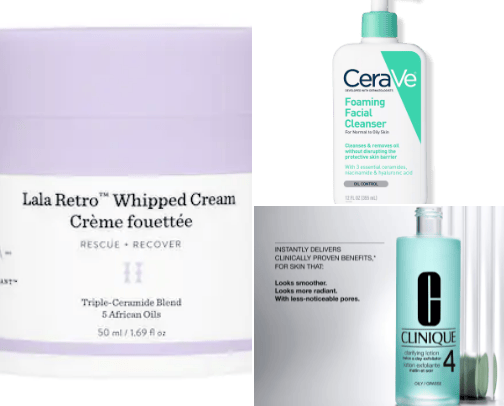 Skincare for oily skin cover photo collage