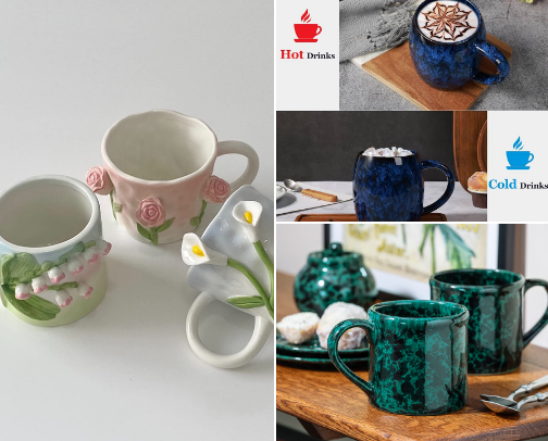 Stylish Mugs & Glasses for Everyday Magic🪄😍 cover photo collage