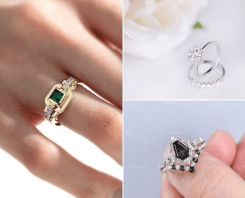jewelry cover photo collage