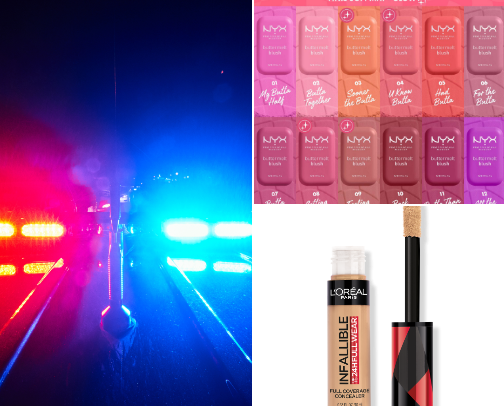 Makeup cover photo collage