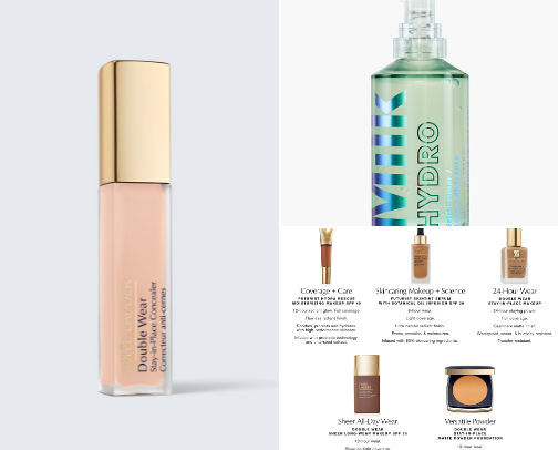 Wedding day make up brands and foundations! cover photo collage