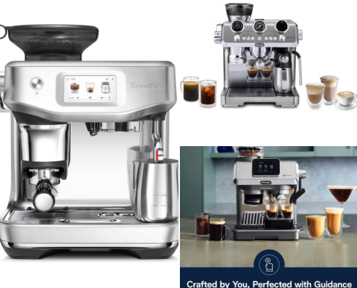 Best Luxury Espresso Machines for a Home Coffee Bar cover photo collage
