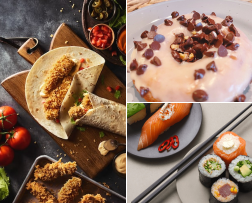 My top food recs cover photo collage