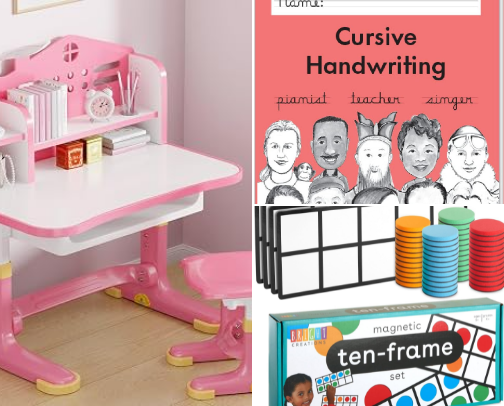 Homeschool Essentials for Florida Families: Top Amazon Picks for Your Home Classroom cover photo collage