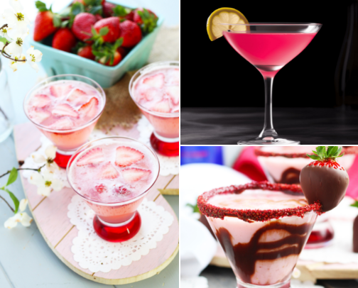 Galentine's Cocktails cover photo collage