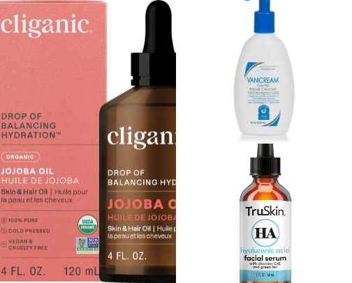 The Low-Tox Skincare I Actually Use Every Day cover photo collage
