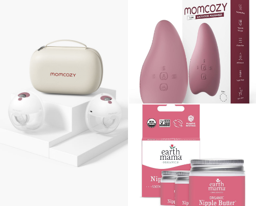 Breastfeeding Essential as a lox tox mama cover photo collage