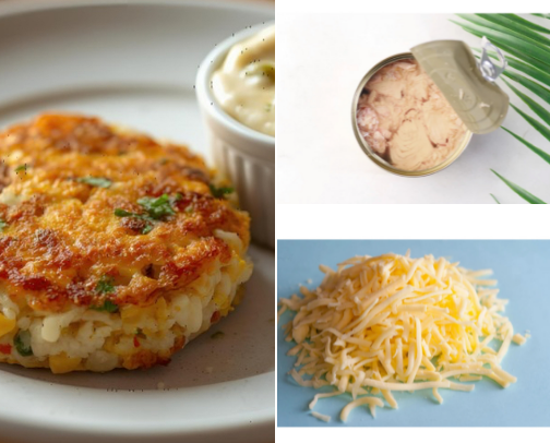 Recipe to Stretch a Dollar: Tuna Cakes cover photo collage