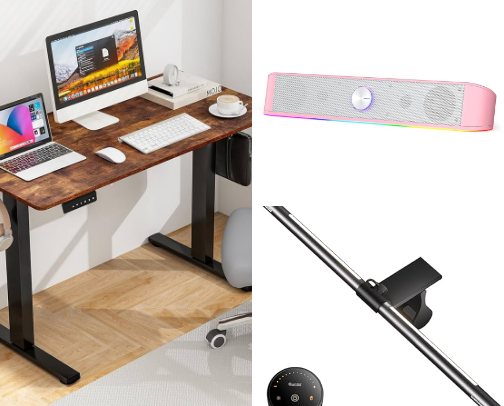 Desk Set Up cover photo collage
