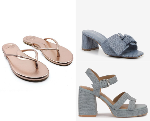Soft Summer Sandals cover photo collage