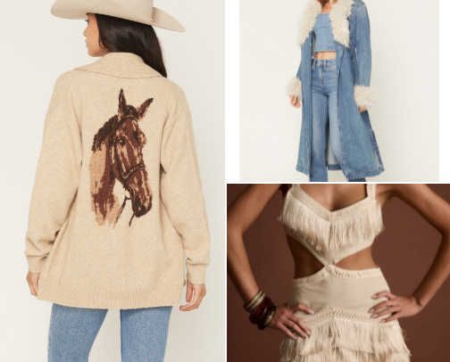 western looks cover photo collage